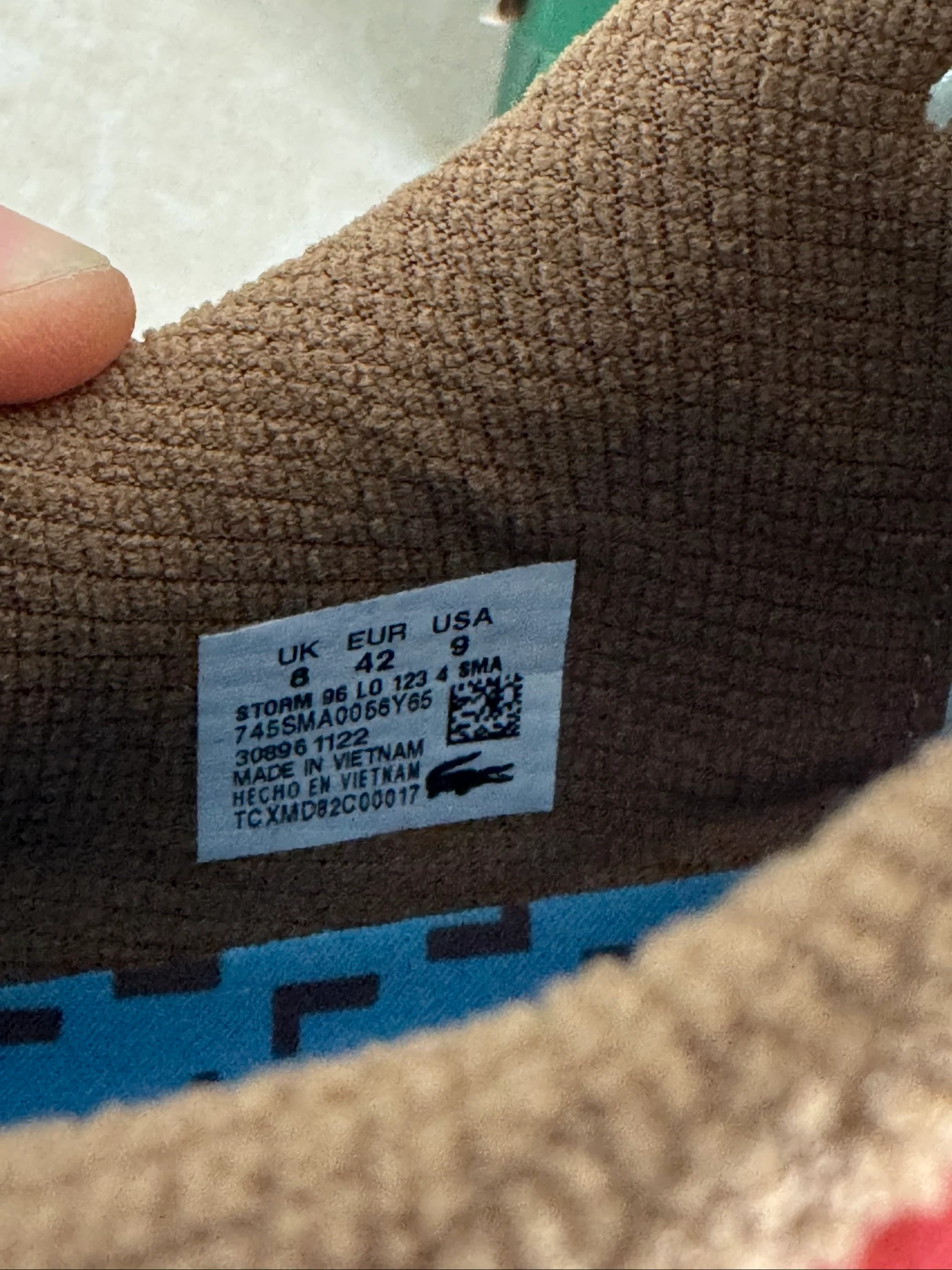 Authentieke nieuwe Lacoste Storm 96 sneakers maat 42 – photo 12